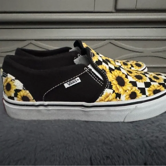 Women’s sunflower slip on vans - Picture 6 of 6